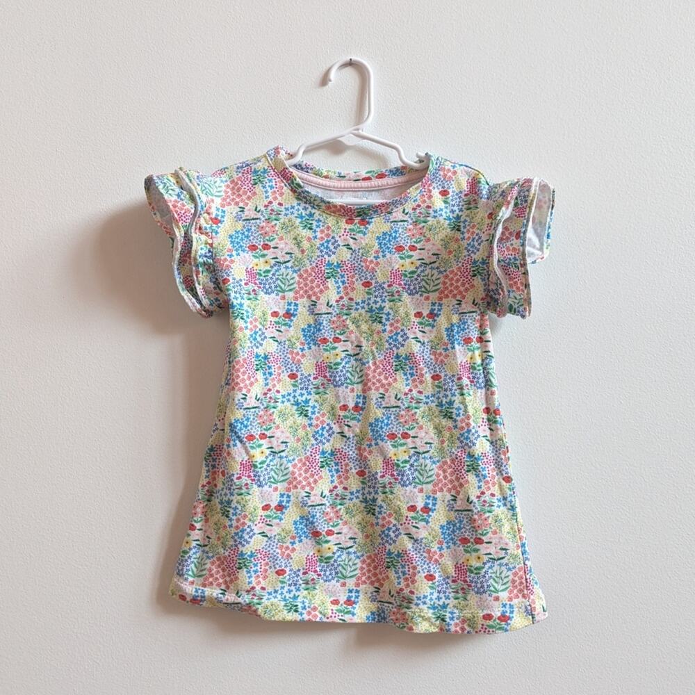 Gymboree Tunic Dress Girls Sz 2T Multi Colorful Floral